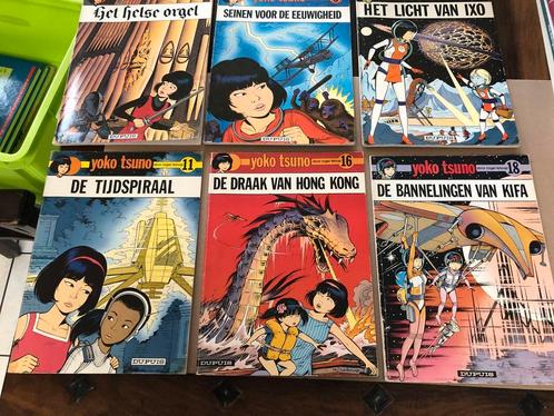 6 Albums Yoko Tsuno + Spelposter Planetenspel, Boeken, Stripboeken, Gelezen, Meerdere stripboeken, Ophalen of Verzenden