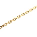 18 Krt. Gouden anker schakel ketting | 47 cm, Ophalen of Verzenden, Gebruikt, Overige kleuren, Goud