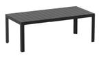 Tuintafel Atlantic Mediuim Zwart Uitschuifbaar 140/210 cm, Tuin en Terras, Tuintafels, Nieuw, Verzenden