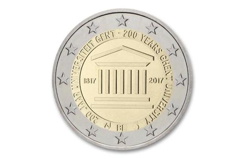 2 euro 200 jaar Universiteit Gent 2017 - België, Postzegels en Munten, Munten | Europa | Euromunten, Verzenden