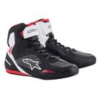 Alpinestars Faster-3 Rideknit Zwart Wit Rood, Nieuw met kaartje, Alpinestars, Laarzen, Heren