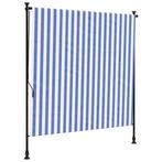 Buiten Rolgordijn - Blauw Wit - Staal - Retourdeal - 40%!, Tuin en Terras, Nieuw, Ophalen of Verzenden, Minder dan 250 cm, 150 tot 300 cm