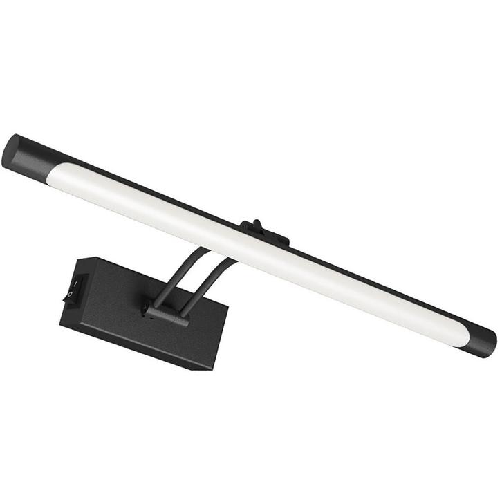 LED Schilderijlamp - Spiegellamp - Brinton Sarin - 8W 700lm, Huis en Inrichting, Lampen | Wandlampen, Nieuw, Metaal, Ophalen of Verzenden