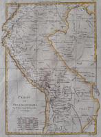 Amerika, Kaart - Zuid-Amerika/Peru; Bonne / Desmarest -, Boeken, Atlassen en Landkaarten, Nieuw