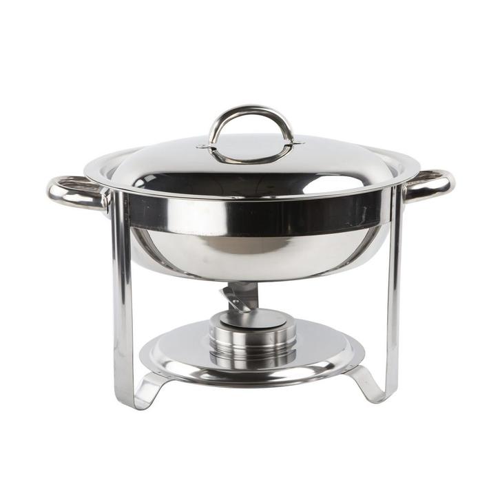 Alora Chafing Dish Rond 4.5 Liter - Geschikt Voor Soep -, Huis en Inrichting, Keuken | Keukenbenodigdheden, Nieuw