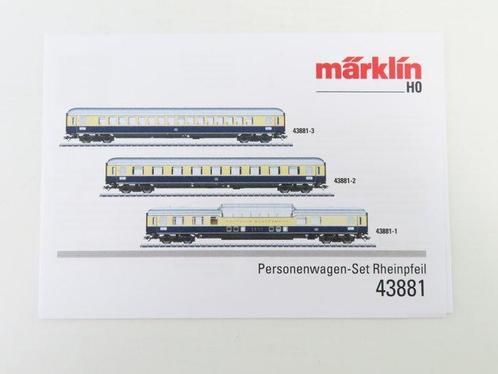 Märklin H0 - 43881 - Modeltrein personenwagonset (1) -, Hobby en Vrije tijd, Modeltreinen | H0
