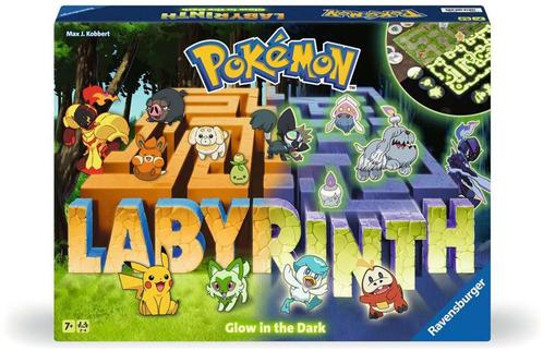 Pokemon Labyrinth Glow in the Dark | Ravensburger -, Hobby en Vrije tijd, Gezelschapsspellen | Bordspellen, Nieuw, Verzenden