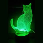 3D LED LAMP - KAT, Nieuw