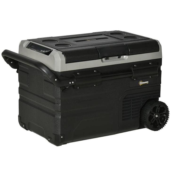 TRUUSK Koelbox Auto 40L - Met LED-verlichting - Compressor A, Doe-het-zelf en Verbouw, Bouwketen en Schaftketen, Nieuw, Verzenden