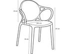 Mica Decorations Nebraska Tuinstoel - L56 x B57 x H80 cm -, Tuin en Terras, Tuinsets en Loungesets, Verzenden, Nieuw