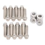EDL-8564 Plated Intake Bolt Kit, Chevrolet Big Block