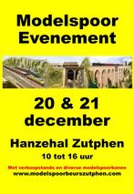 Modelspoorbeurs Zutphen 20/12 en 21/12 - 2025, Hobby en Vrije tijd, Modeltreinen | H0, Ophalen, Wisselstroom, Locomotief, Nieuw