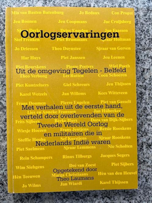 Oorlogservaringen (Tegelen), Boeken, Geschiedenis | Stad en Regio, 20e eeuw of later, Gelezen, Verzenden