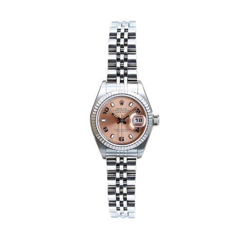 Rolex Lady-Datejust 26 69174 uit 1990, Sieraden, Tassen en Uiterlijk, Horloges | Dames, Polshorloge, Gebruikt, Rolex, Verzenden