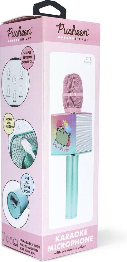 Pusheen - draadloze karaoke microfoon - met speaker -, Kinderen en Baby's, Speelgoed | Overig, Verzenden