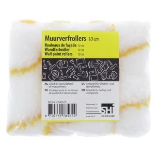 Muurverfroller | 4-delig | 10 cm breed (Microvezel), Doe-het-zelf en Verbouw, Verf, Beits en Lak, Nieuw, Verzenden