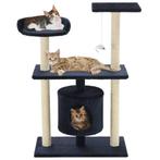 vidaXL Kattenkrabpaal met sisal krabpalen 95 cm donkerblauw, Dieren en Toebehoren, Verzenden, Nieuw