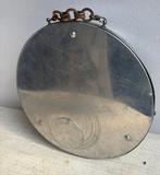 Elektromagnetische klok - Art Deco Aluminium, Glas -, Antiek en Kunst, Antiek | Klokken