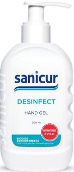 SANICUR DESINFECT HANDGEL POMP 300 ML, Verzenden, Nieuw