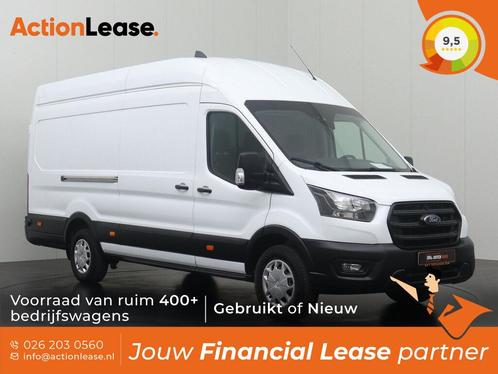 Ford Transit L4 H3 2023 €341 per maand, Auto's, Bestelauto's, Dealer onderhouden, Te koop, Zwart, Handgeschakeld, Financial lease