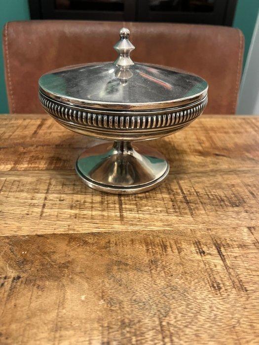 Koektrommel - Verzilverd - Design Koektrommel, Antiek en Kunst, Antiek | Keukenbenodigdheden