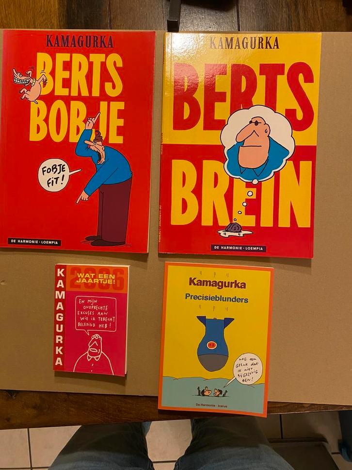Absurdistische Humor - Kamagurka 4 boeken - vrij zeldzaam, Boeken, Humor, Cartoons, Zo goed als nieuw, Verzenden