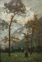 Mario Moretti Foggia (1882-1954) - Paesaggio di Campagna