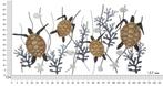 IJZEREN WANDPANEEL SCHILDPAD CM 132,7X5,7X69,9, Huis en Inrichting, Woonaccessoires | Overige, Ophalen of Verzenden, Nieuw