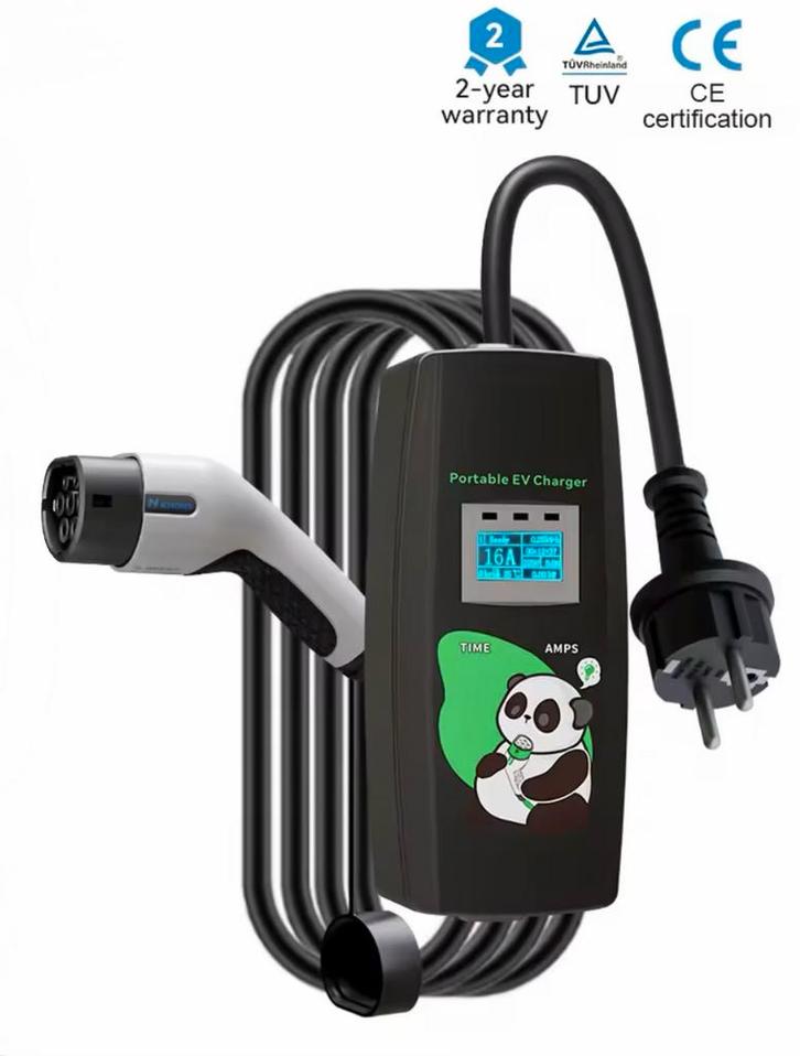 Mobiele thuislader Mode 2 | 3,7 kW | Type 2 | 3,5 of 5, Auto diversen, Laadpalen, Verzenden