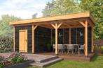 Douglas Overkapping met Schuur - 800 x 400cm - Bouwpakket, Huis en Inrichting, Nieuw
