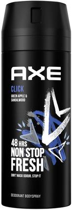 AXE CLICK DEO SPRAY SPUITBUS 150 ML, Sieraden, Tassen en Uiterlijk, Uiterlijk | Lichaamsverzorging, Verzenden, Nieuw