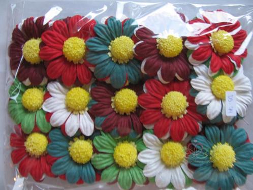Mulberry chrysant christmas mixed +/-65 mm / pak15, Huis en Inrichting, Woonaccessoires | Kunstplanten en Kunstbloemen, Nieuw