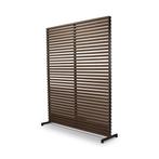 Terrasafscheiding Yari | teak grey met aluminium, Tuin en Terras, Verzenden, Nieuw