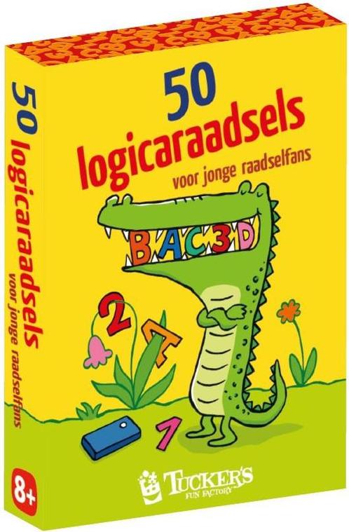 50 Logicaraadsels voor Jonge Raadselfans | Tuckers Fun, Hobby en Vrije tijd, Gezelschapsspellen | Kaartspellen, Nieuw, Verzenden