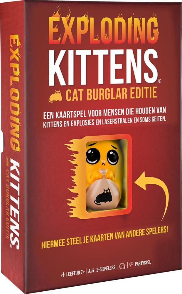 Exploding Kittens - Cat Burglar Editie | Exploding Kittens -, Hobby en Vrije tijd, Gezelschapsspellen | Kaartspellen, Nieuw, Verzenden