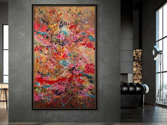 Ivanka Matiss - Vibrant autumn N.37 XXL, Antiek en Kunst, Kunst | Schilderijen | Modern