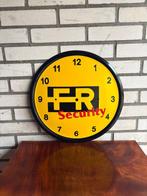 Emaille reclamebord/klok - Emaille klokplaat – FR Security –