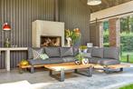 SUNS Nardo hoek loungeset 3 delig groot light anthracite, Tuin en Terras, Tuinsets en Loungesets, Ophalen of Verzenden, Nieuw