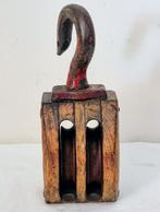 Ship’s pulley - Oude katrol - Lignum vitae/pokhout - Houten