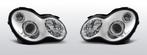 Koplampen | Mercedes W203 C-Klasse 2000-2004 | chroom, Auto-onderdelen, Verlichting, Verzenden, Nieuw