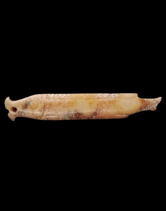 Oud-Chinees Hanger van jade - Vis - Shang-dynastie, Antiek en Kunst, Antiek | Overige Antiek