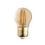 E27 LED lamp Filament Lybardo 4W 2500K Amber Dimbaar, 30 tot 60 watt, Led-lamp, Verzenden, Nieuw