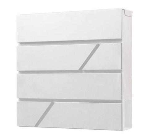 BRASQ Brievenbus Deluxe Wit PB200, Tuin en Terras, Brievenbussen, Nieuw