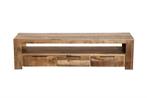 Massief tv-meubel IRON CRAFT 170cm mangohouten lowboard 3, Ophalen of Verzenden, Nieuw