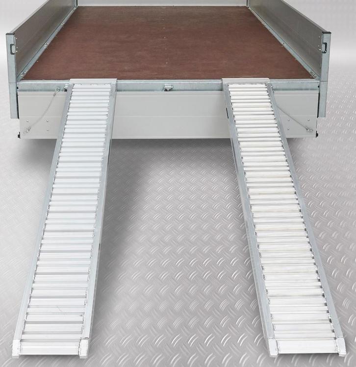 Datona Aluminium oprijplaten auto - 240 cm - 3 ton (2 stuks), Doe-het-zelf en Verbouw, Overige Doe-het-zelf en Verbouw, Nieuw