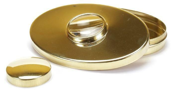 Hudson Bay tinder Box  Tobacco Tin - Tondeldoos messing, Caravans en Kamperen, Kampeeraccessoires, Nieuw