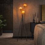 *WOONWINKEL* Driepoot Vloerlamp Gekleurd Glas, Huis en Inrichting, Lampen | Vloerlampen, Verzenden, Nieuw