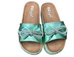 Ibiza Shiny Green Slippers #L1033, Kleding | Dames, Schoenen, Slippers, Nieuw, Ophalen of Verzenden, Kayla
