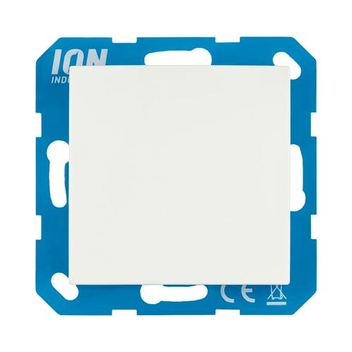 ION Blindplaat V1/J1 Alpin Wit 21.300.014, Doe-het-zelf en Verbouw, Elektra en Kabels, Nieuw, Ophalen of Verzenden