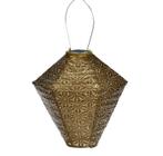 Solar Lampion Diamond - Sashiko Gold - 28 cm, Tuin en Terras, Verzenden, Minder dan 50 watt, Overige typen, Nieuw